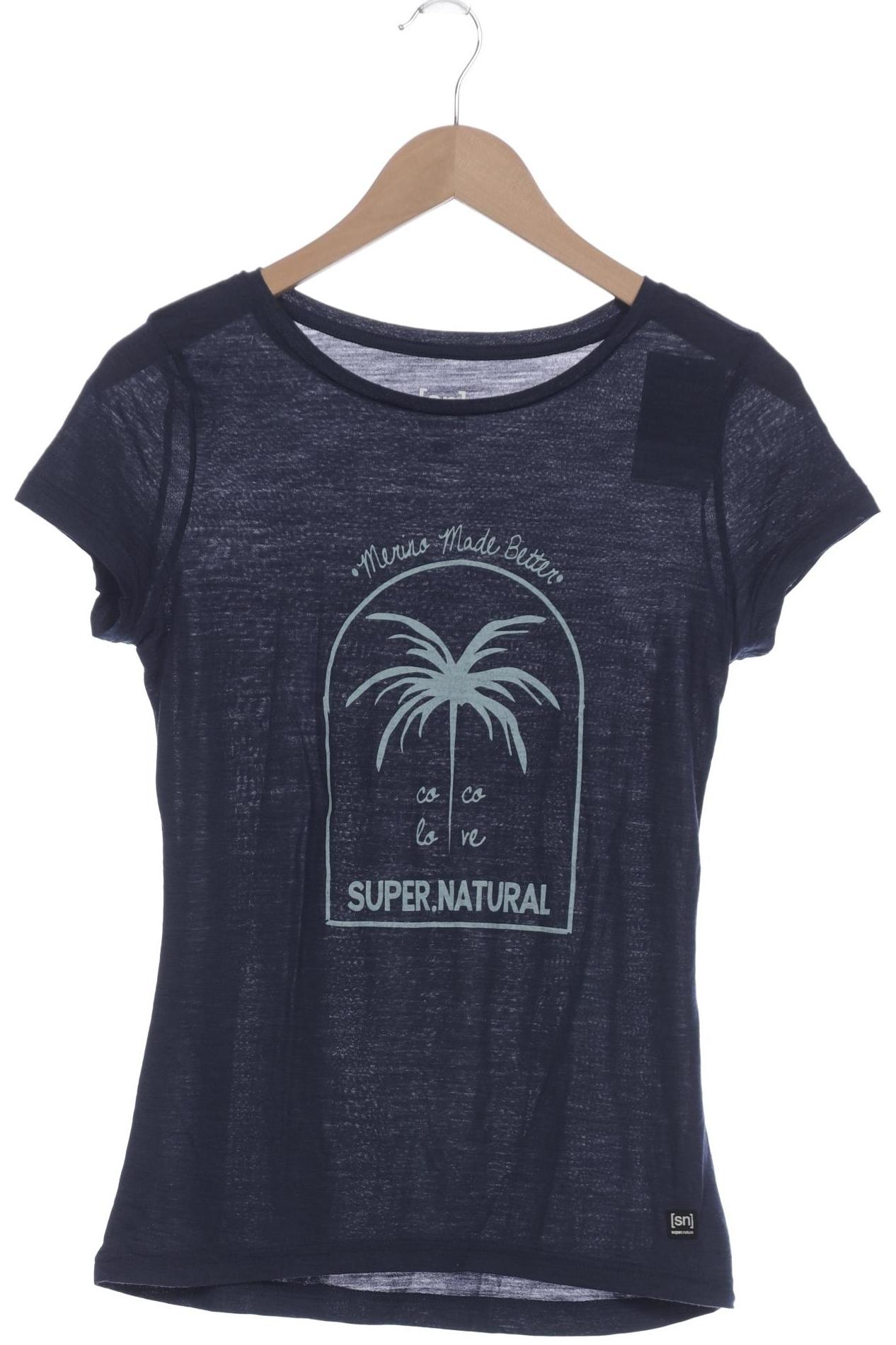 

super.natural Damen T-Shirt, marineblau, Gr. 36