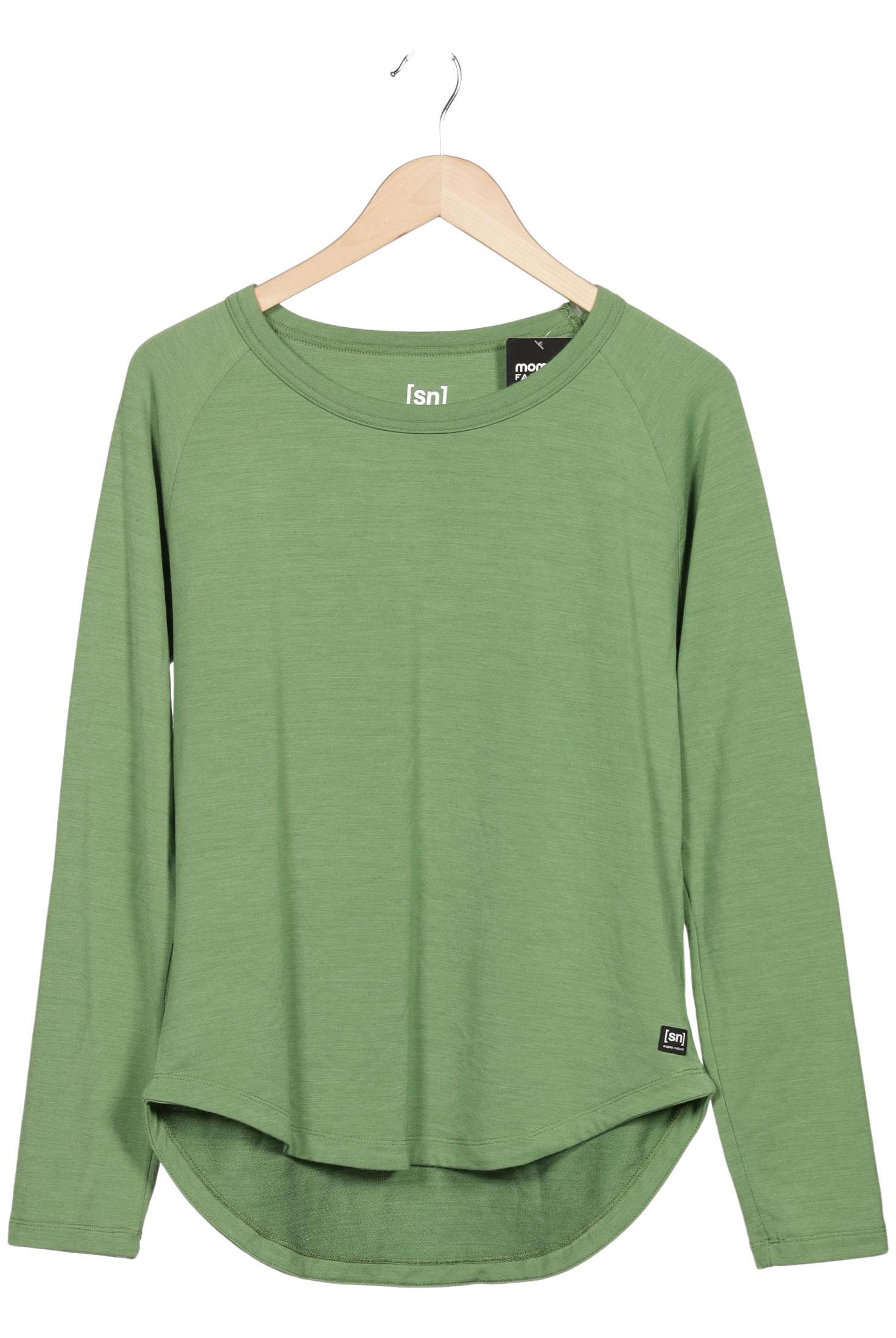 

super.natural Damen Langarmshirt, grün, Gr. 42