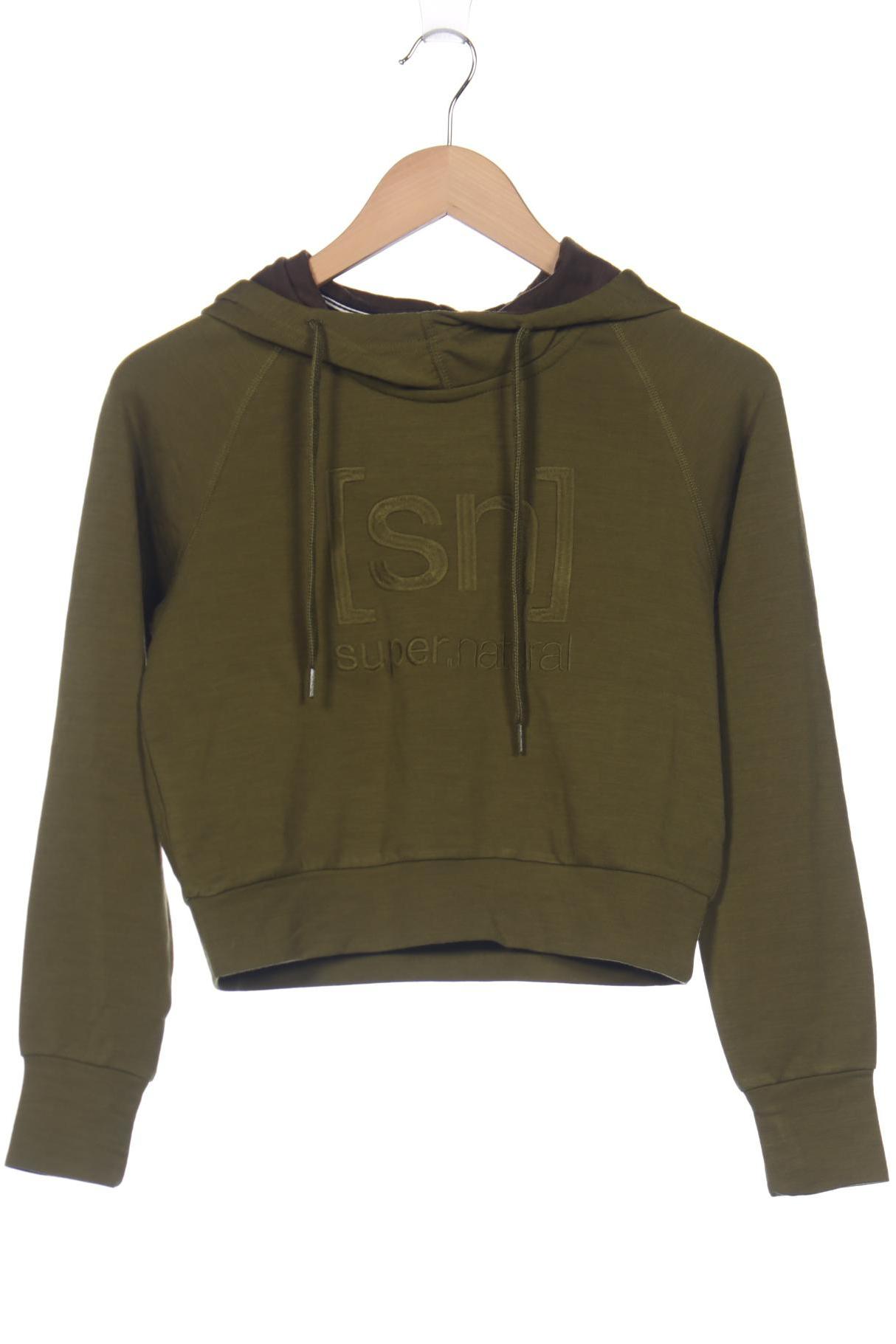 

super.natural Damen Kapuzenpullover, grün, Gr. 36
