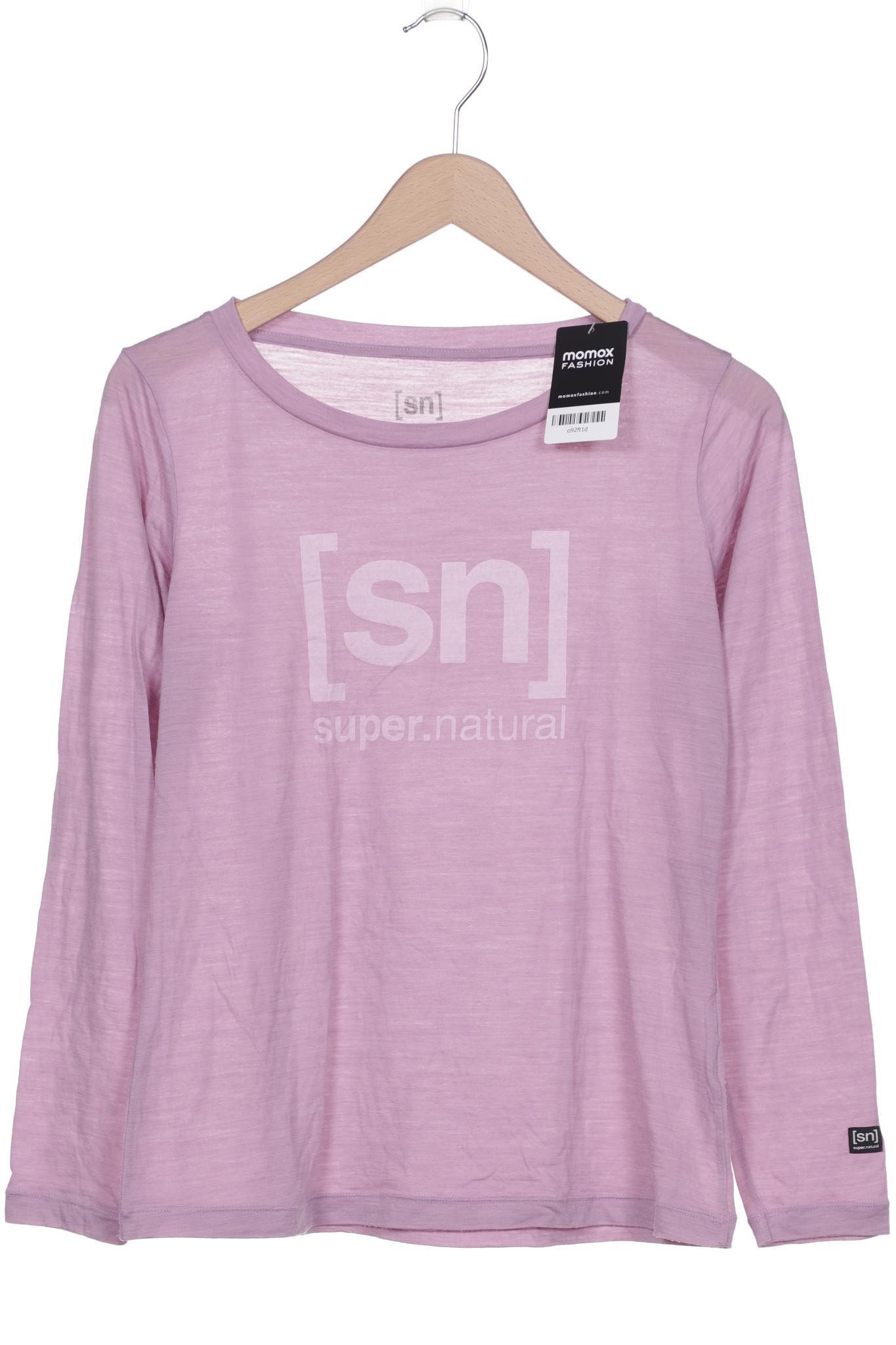 

super.natural Damen Langarmshirt, flieder