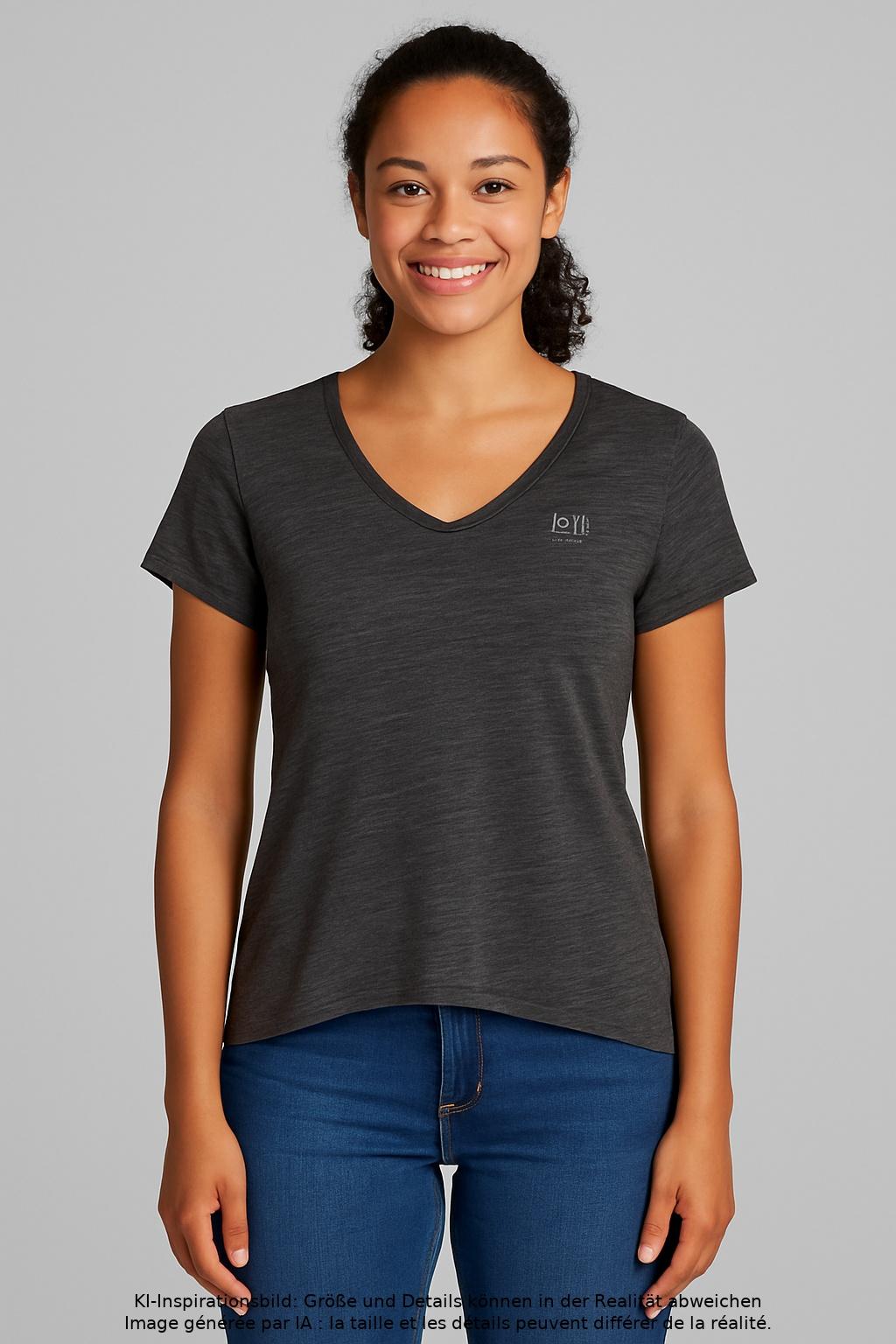 

super.natural Damen T-Shirt, grau, Gr. 36