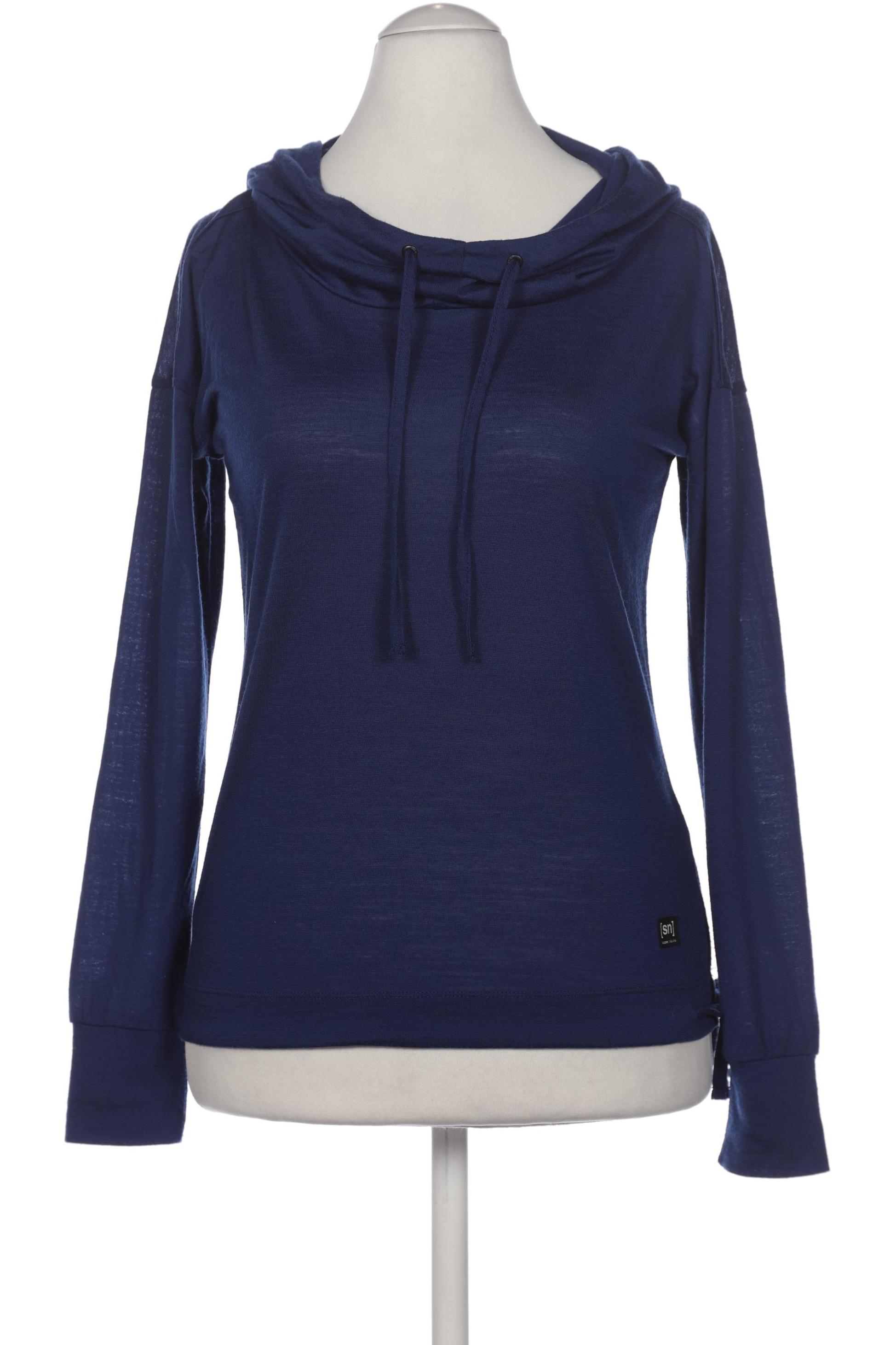 

super.natural Damen Kapuzenpullover, blau, Gr. 34