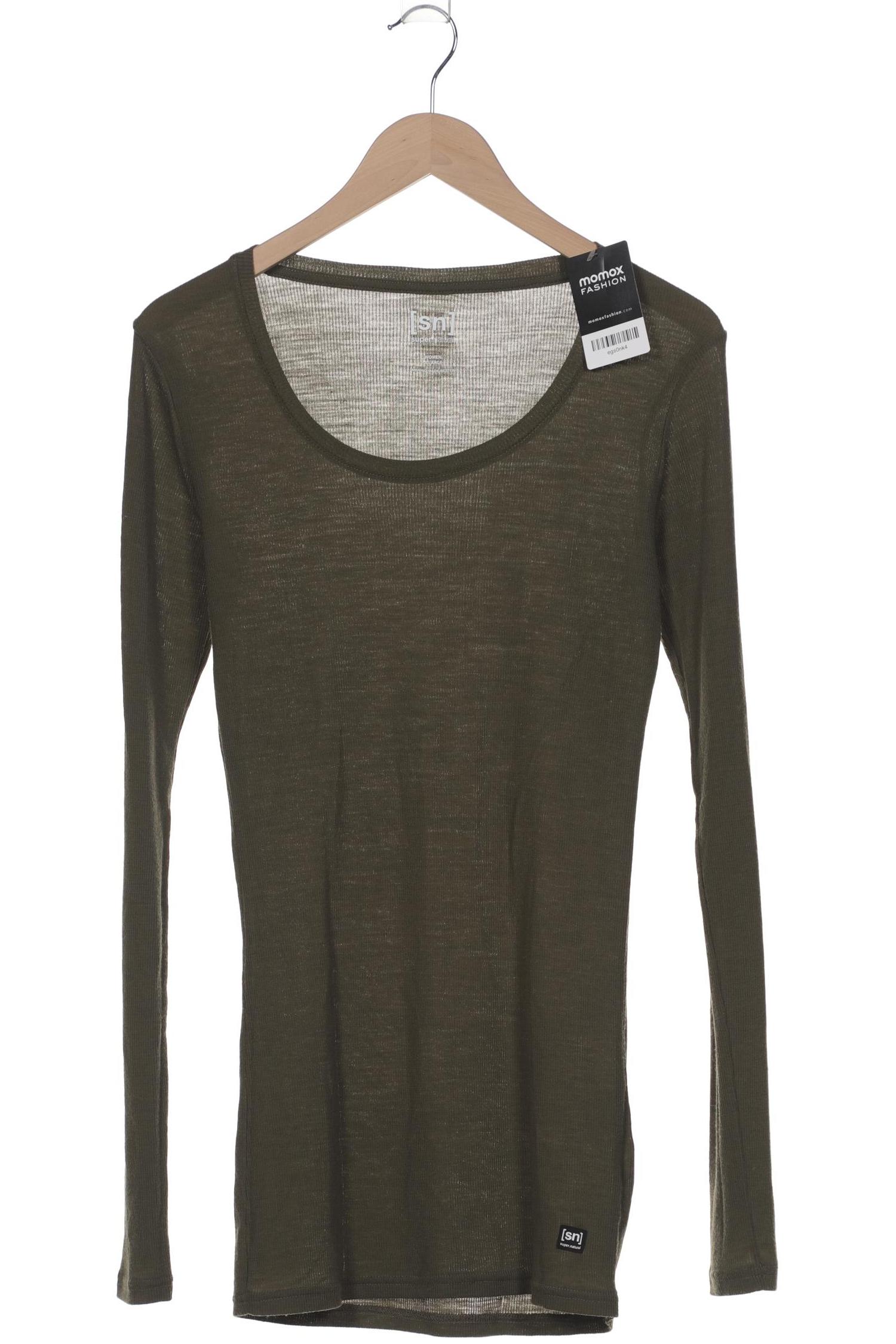 

super.natural Damen Langarmshirt, grün, Gr. 44