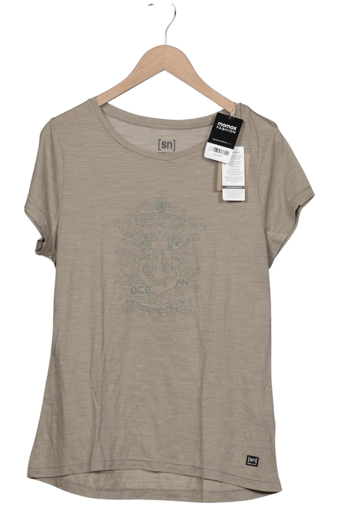 

super.natural Damen T-Shirt, beige, Gr. 44