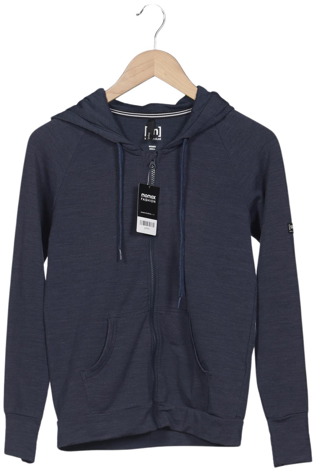 

super.natural Damen Kapuzenpullover, marineblau, Gr. 36