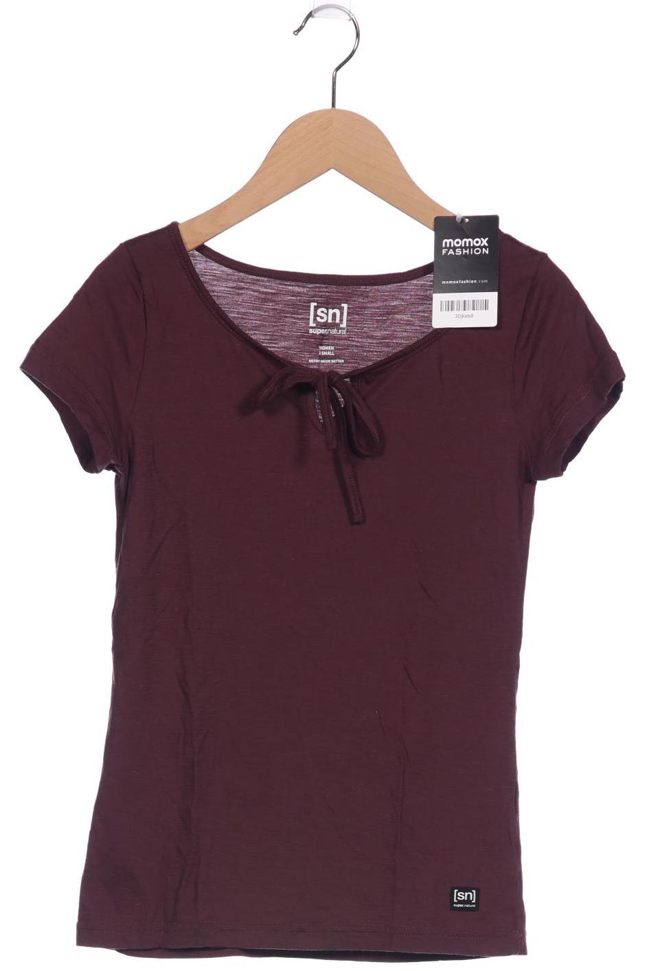 

super.natural Damen T-Shirt, bordeaux, Gr. 34
