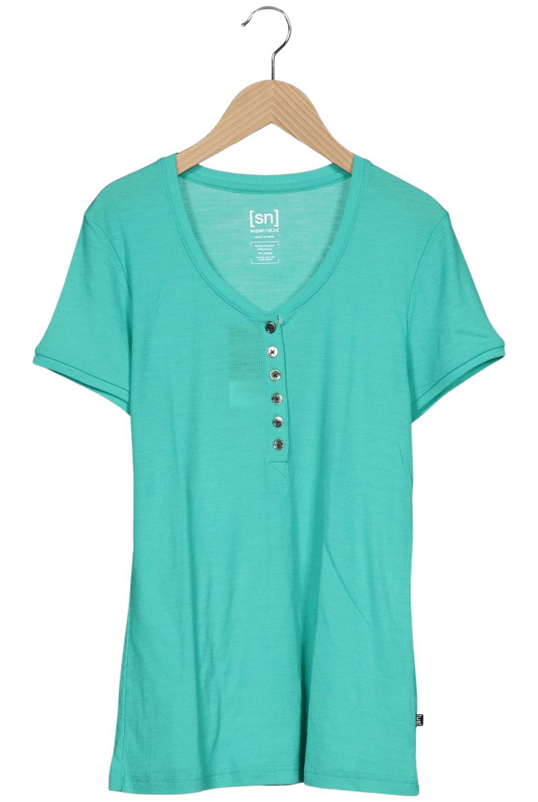 

super.natural Damen T-Shirt, türkis, Gr. 42