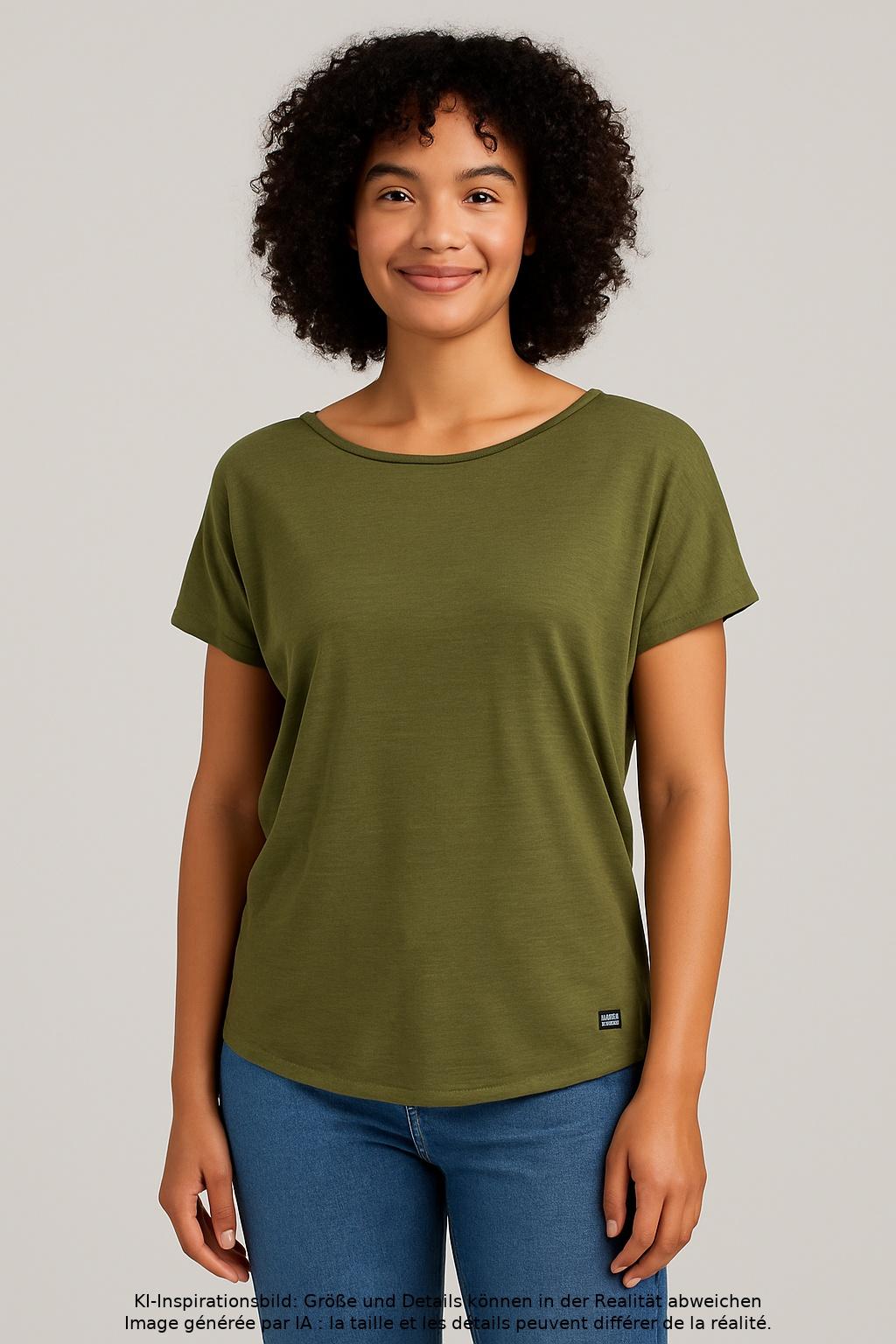 

super.natural Damen T-Shirt, grün, Gr. 36