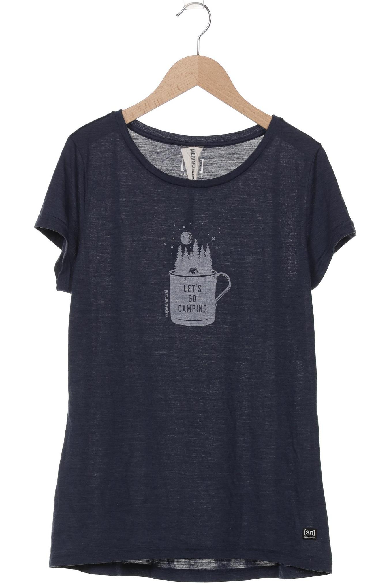 

super.natural Damen T-Shirt, blau, Gr. 42