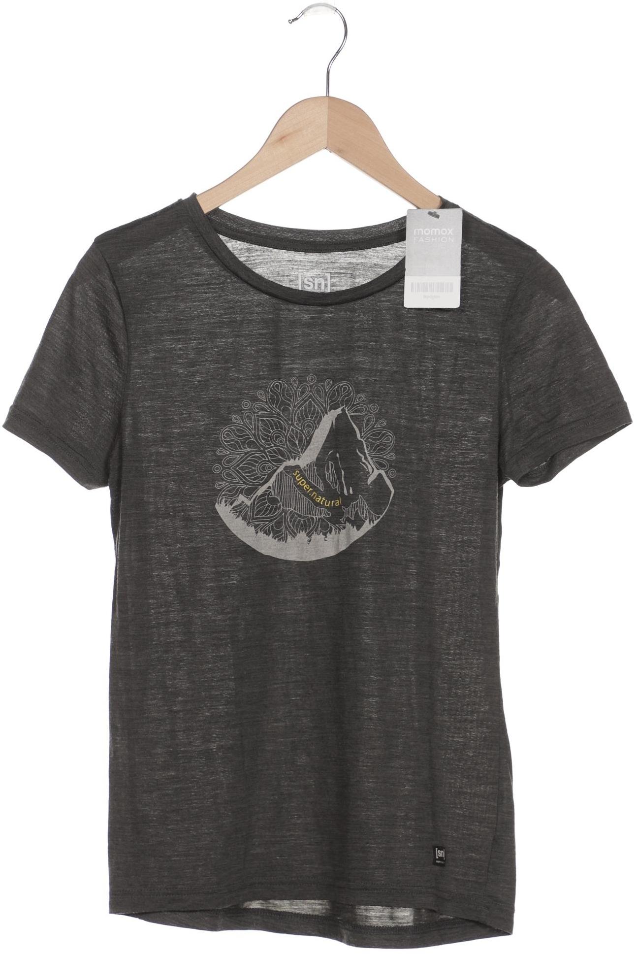 

super.natural Damen T-Shirt, grau, Gr. 36