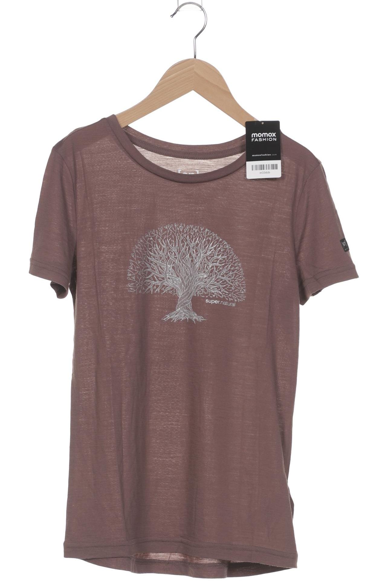 

super.natural Damen T-Shirt, bordeaux, Gr. 34