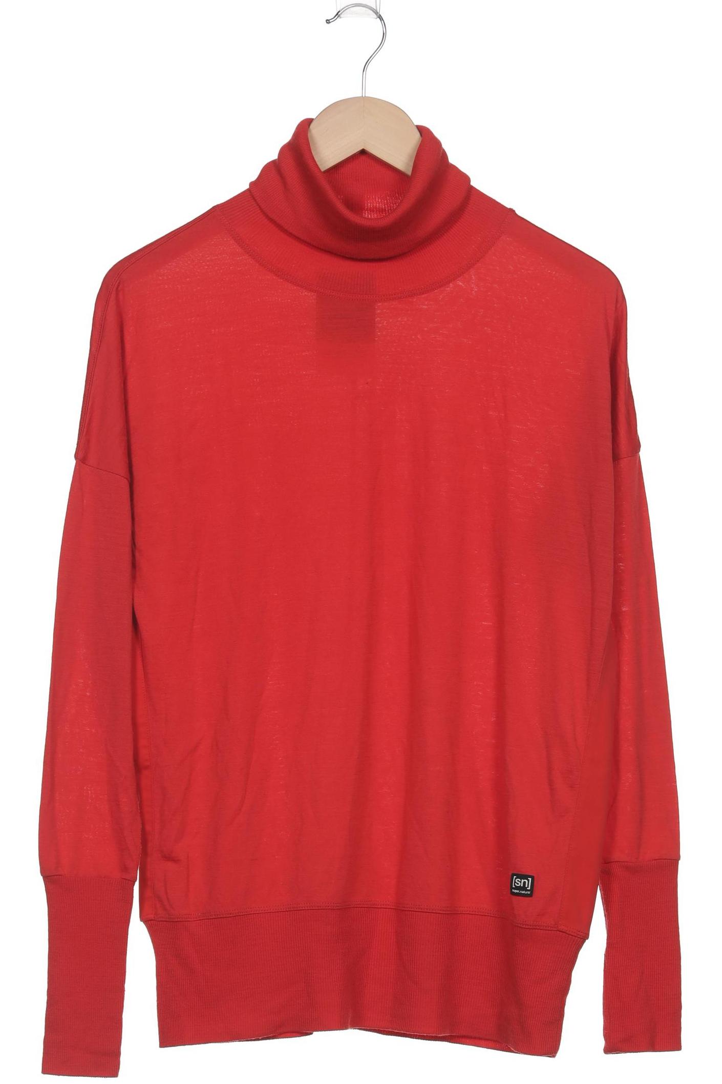 

super.natural Damen Langarmshirt, rot, Gr. 38