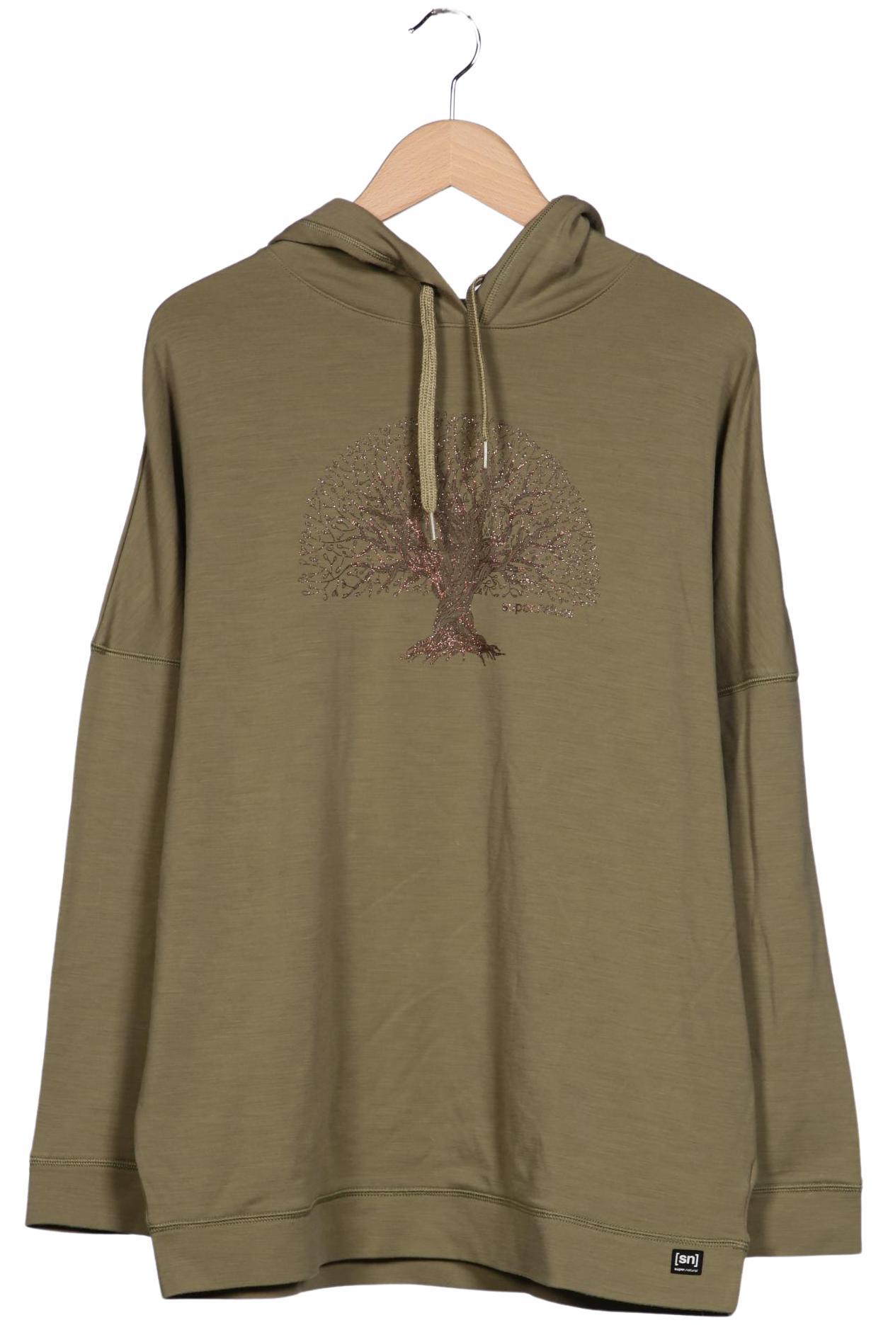 

super.natural Damen Kapuzenpullover, grün, Gr. 36
