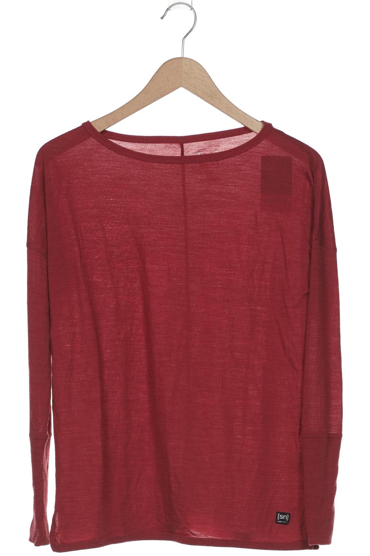 

super.natural Damen Langarmshirt, rot, Gr. 36