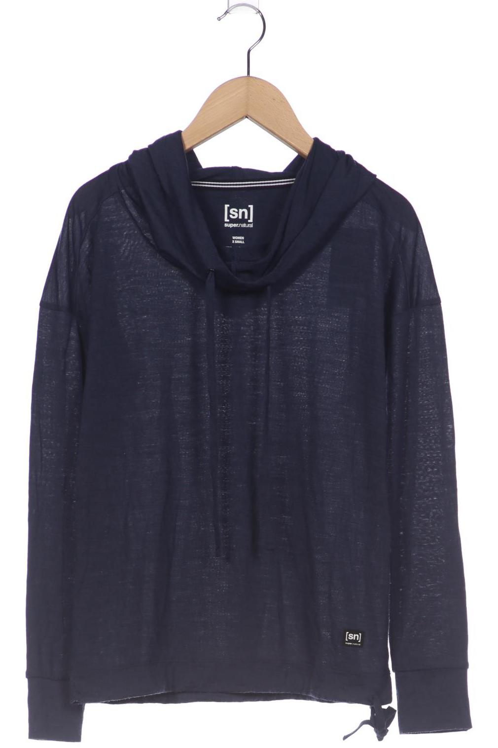 

super.natural Damen Kapuzenpullover, marineblau, Gr. 34