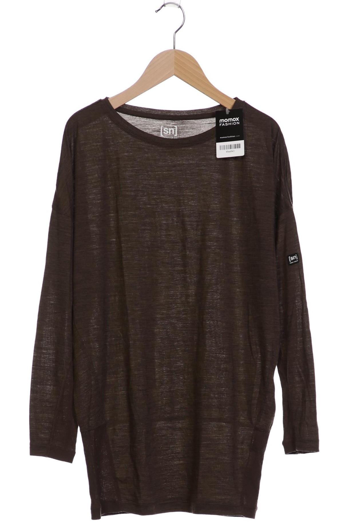 

super.natural Damen Langarmshirt, grau, Gr. 38