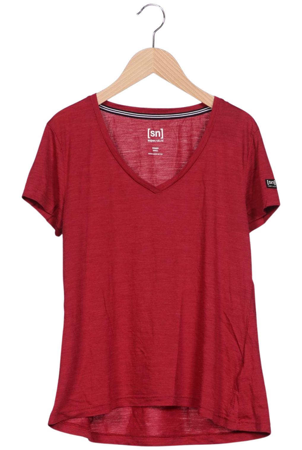 

super.natural Damen T-Shirt, rot, Gr. 36