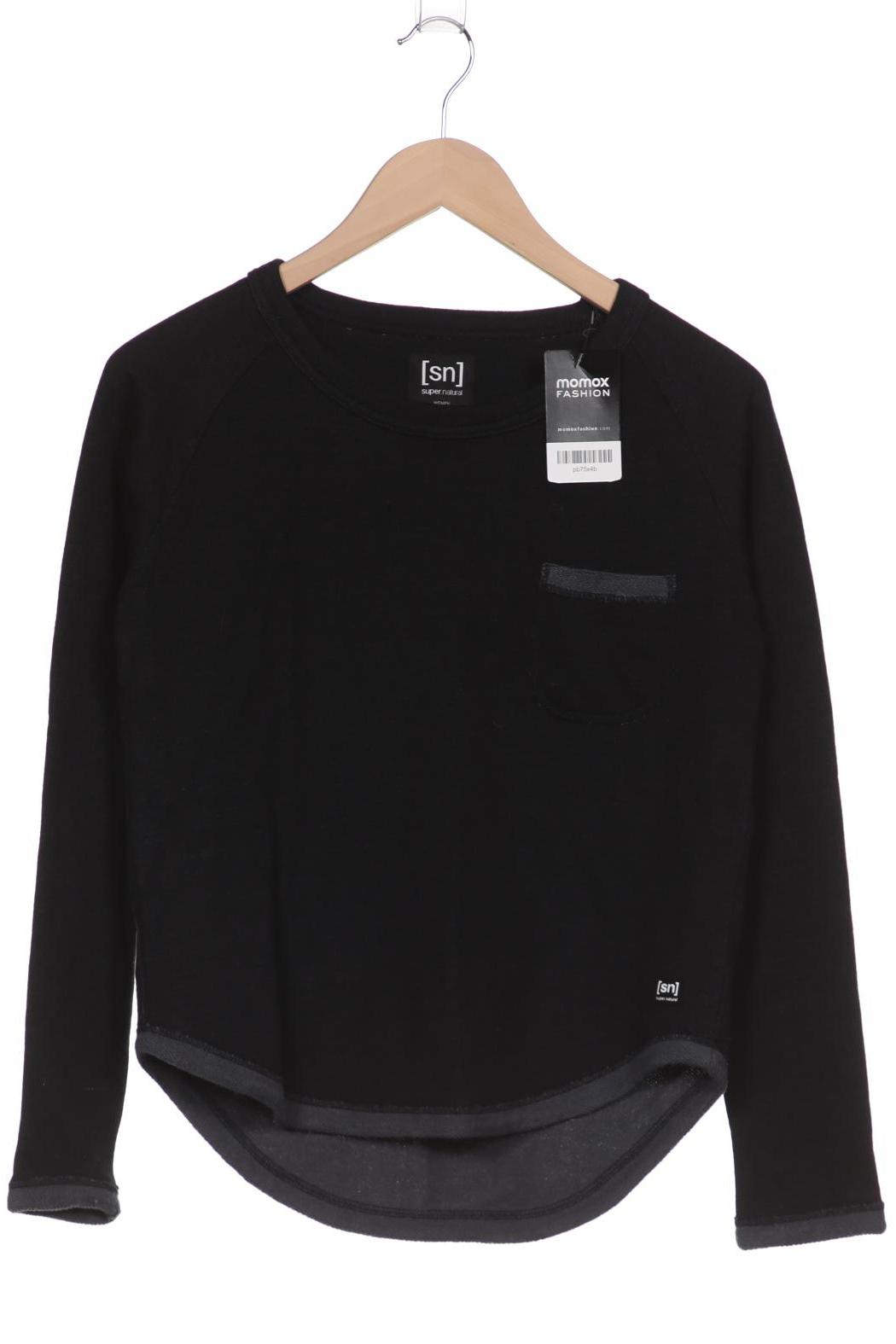 

super.natural Damen Pullover, schwarz, Gr. 34