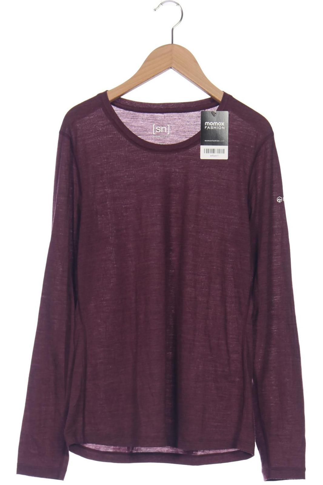 

super.natural Damen Langarmshirt, bordeaux