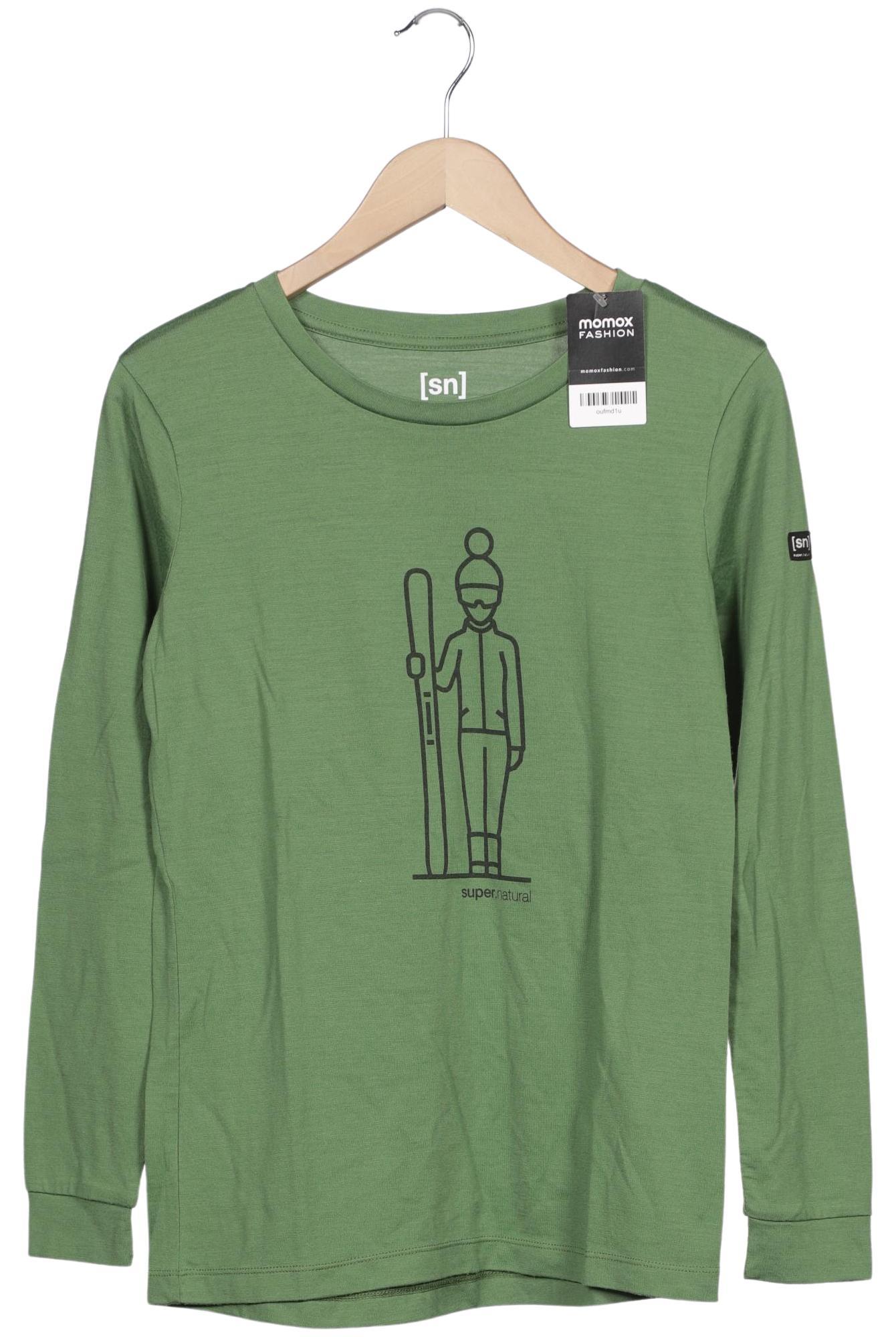 

super.natural Damen Langarmshirt, grün, Gr. 38