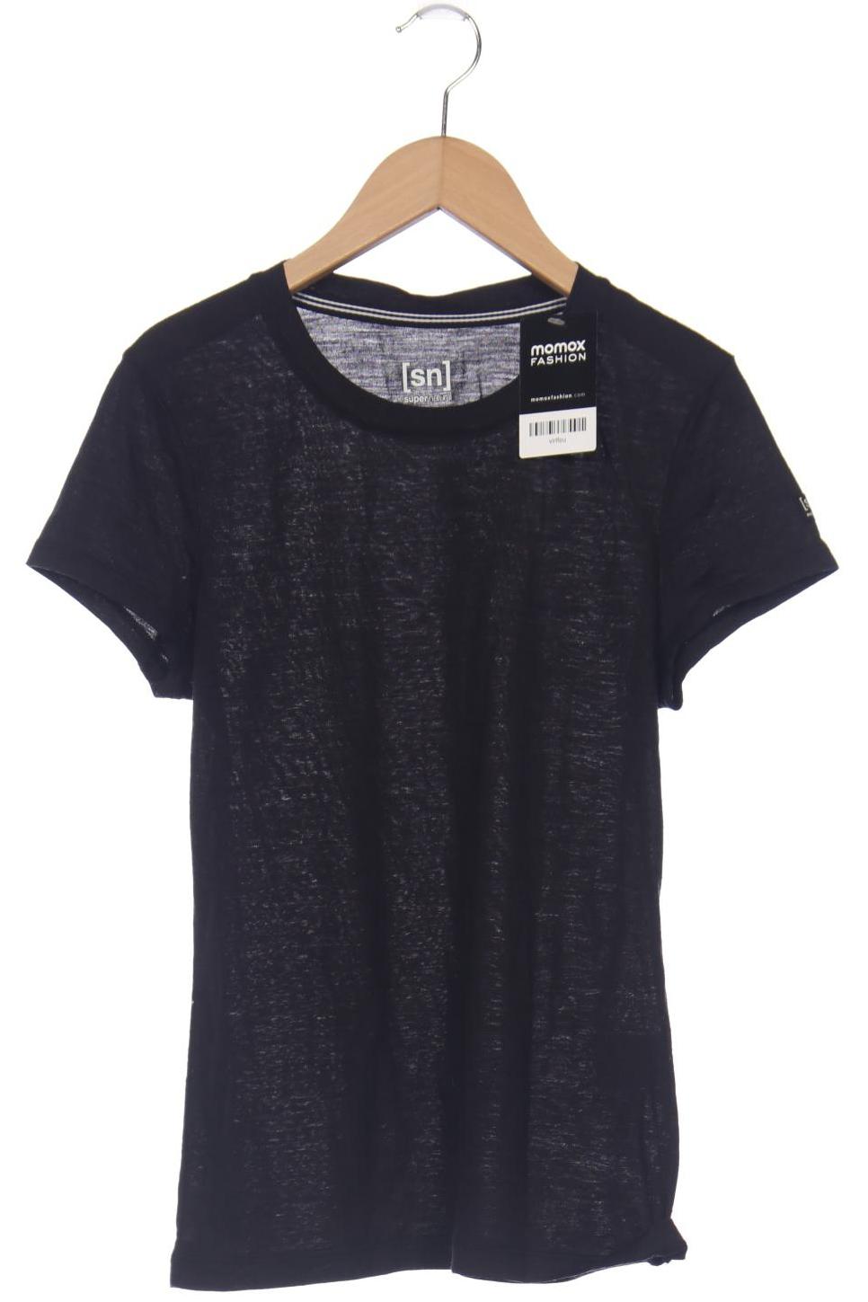 

super.natural Damen T-Shirt, schwarz, Gr. 36