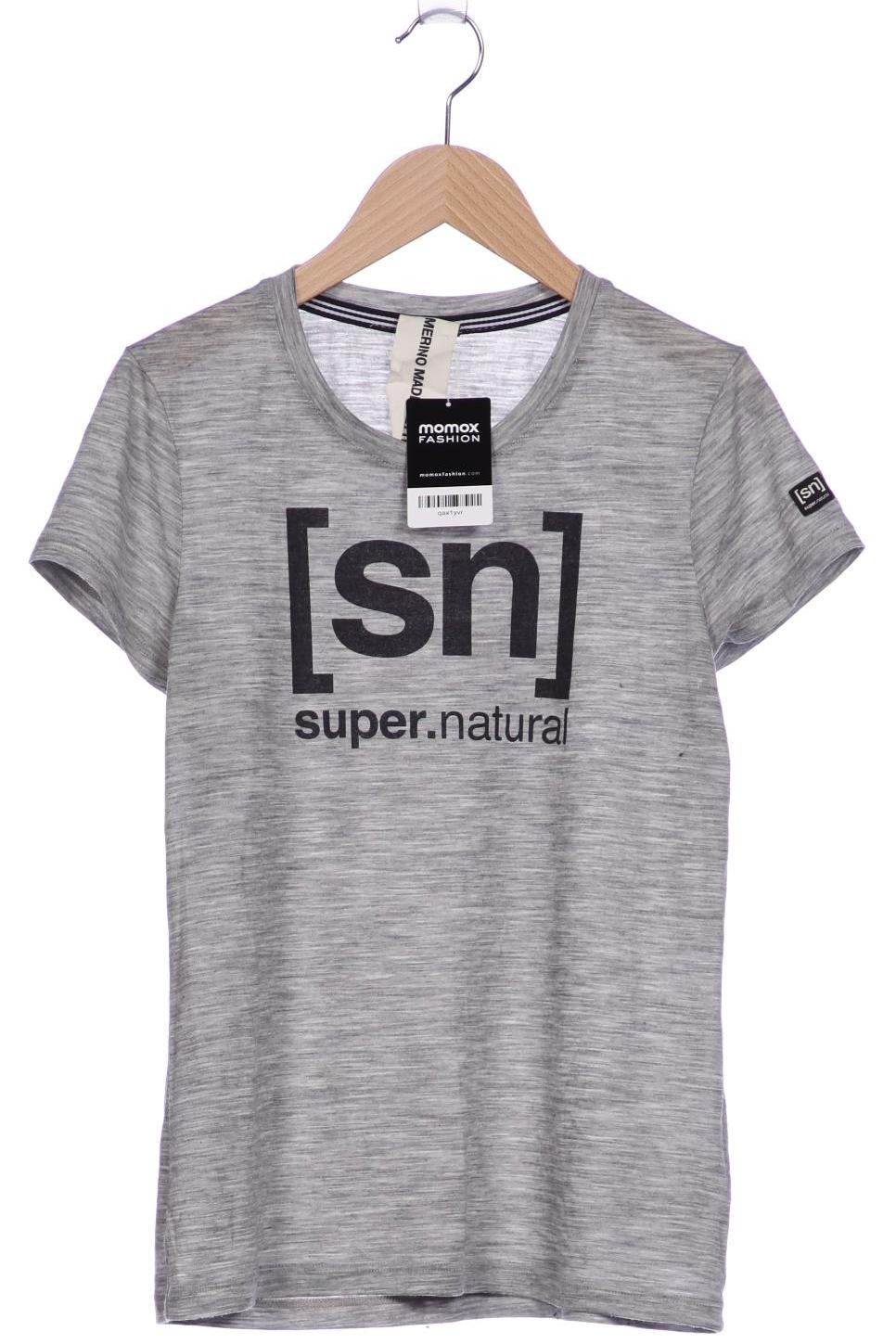 

super.natural Damen T-Shirt, grau, Gr. 38