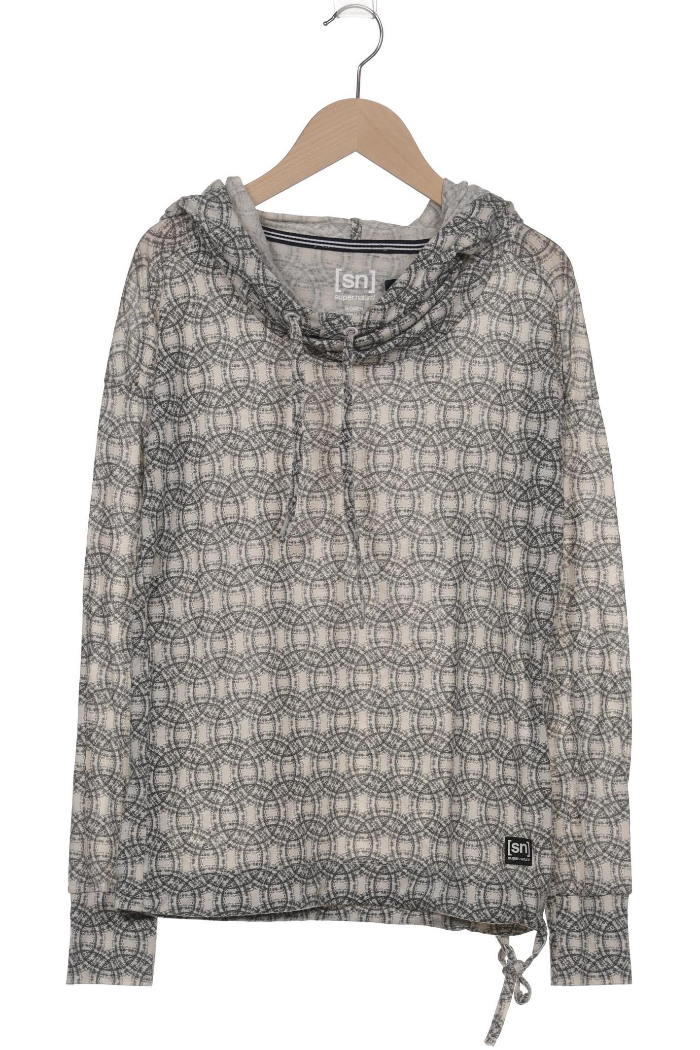 

super.natural Damen Kapuzenpullover, grau, Gr. 36
