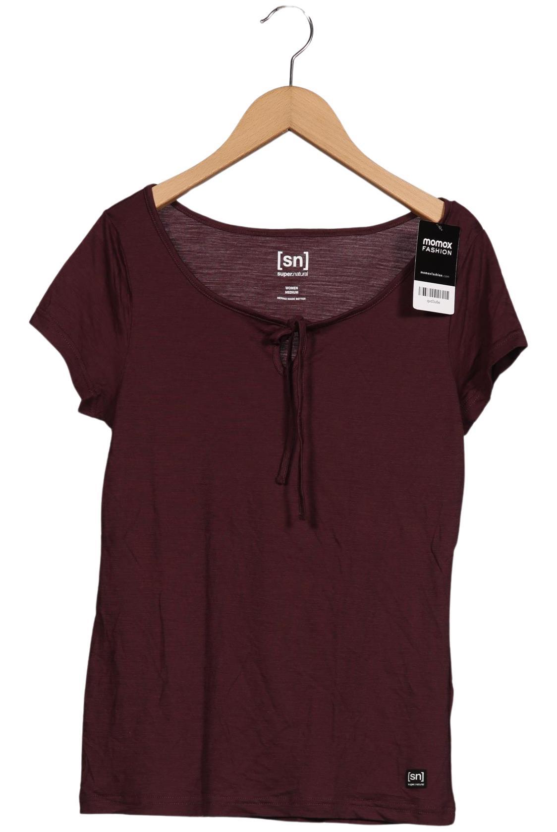 

super.natural Damen T-Shirt, bordeaux, Gr. 38