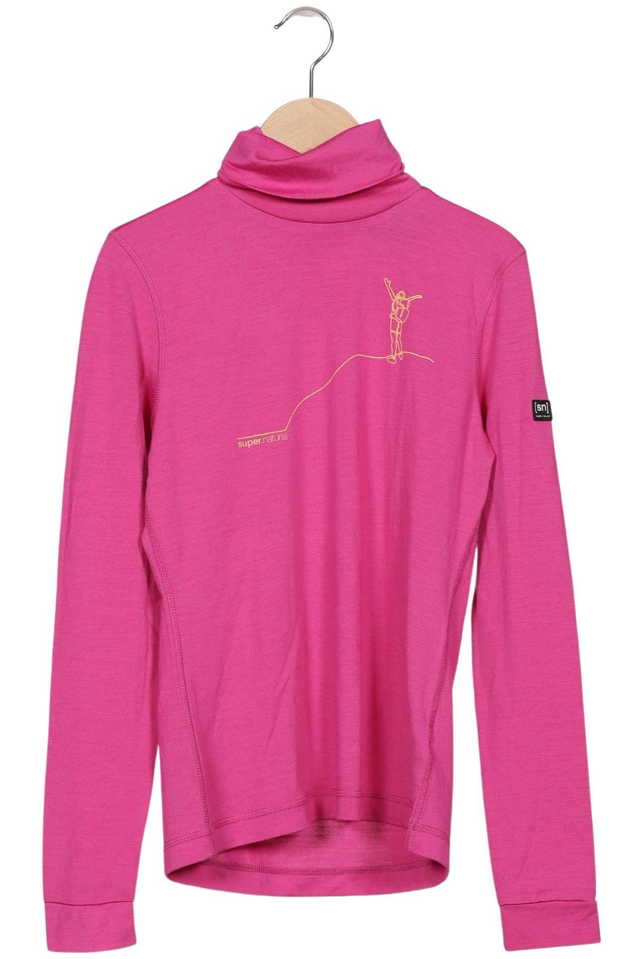 

super.natural Damen Langarmshirt, pink, Gr. 36