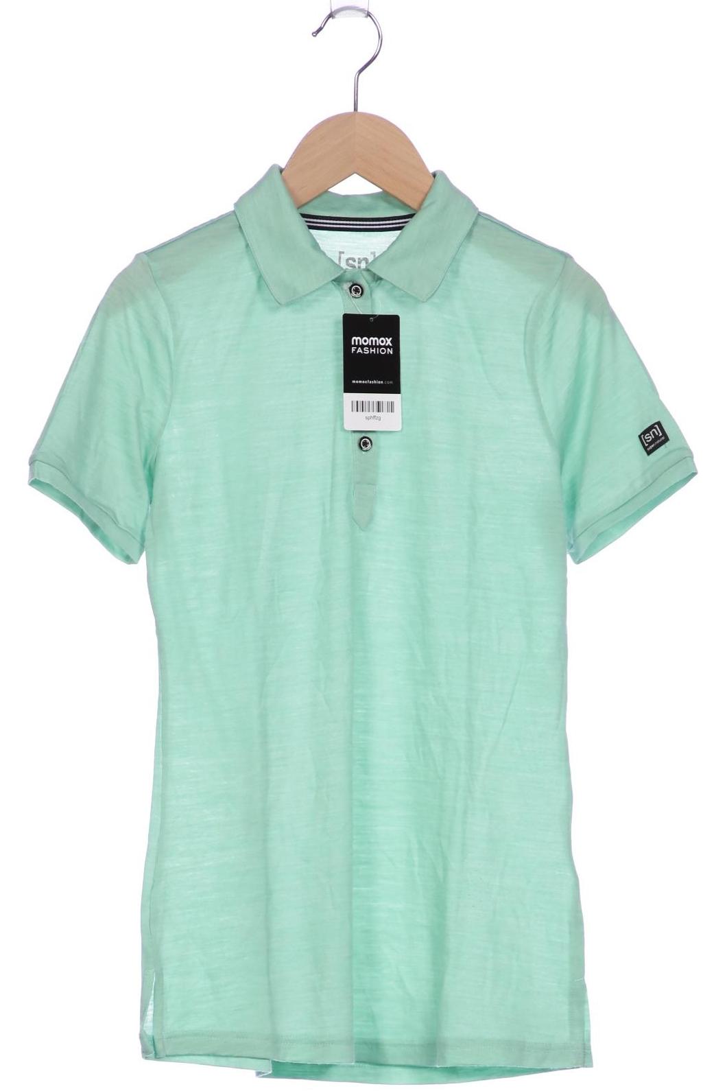 

super.natural Damen Poloshirt, grün, Gr. 34