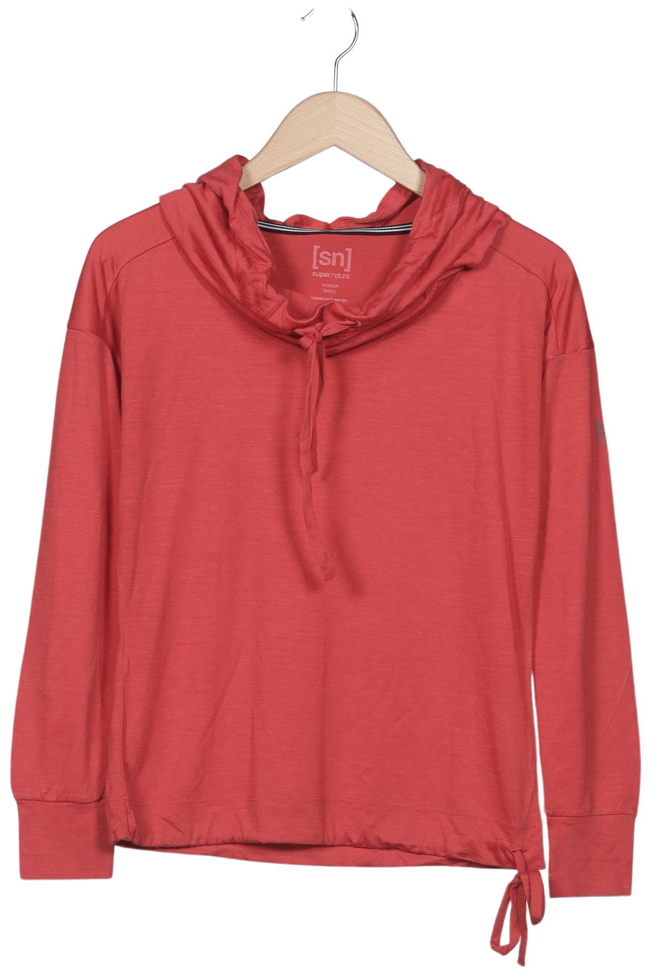 

super.natural Damen Kapuzenpullover, rot, Gr. 36