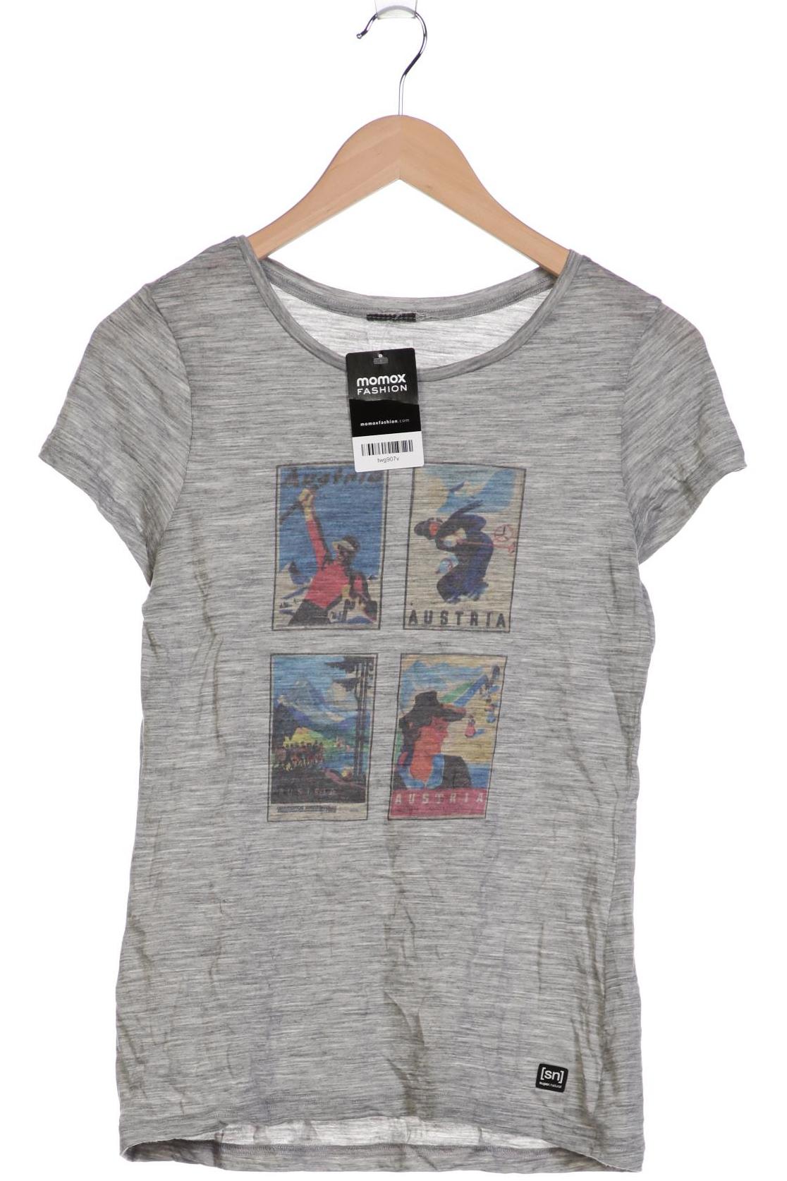 

super.natural Damen T-Shirt, grau, Gr. 38