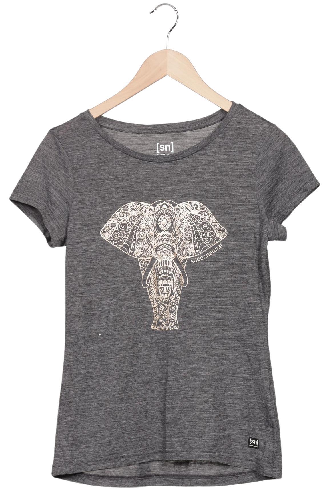 

super.natural Damen T-Shirt, grau, Gr. 38