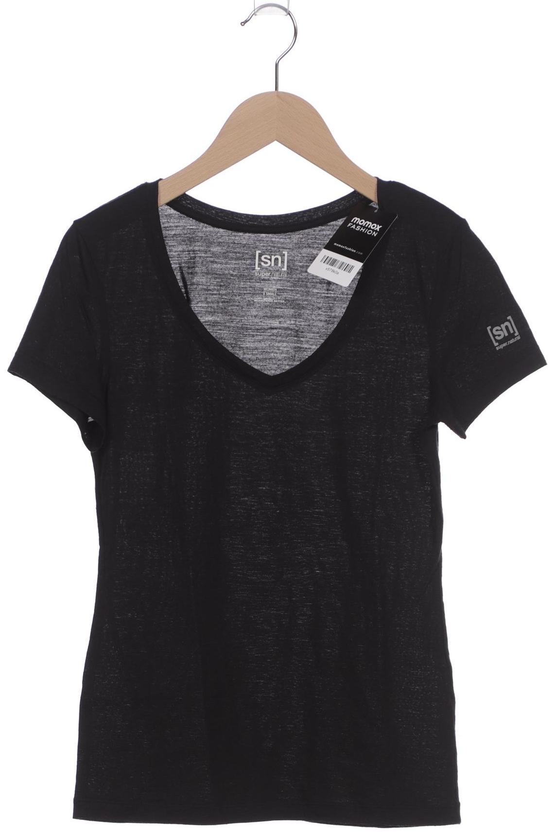 

super.natural Damen T-Shirt, schwarz, Gr. 34