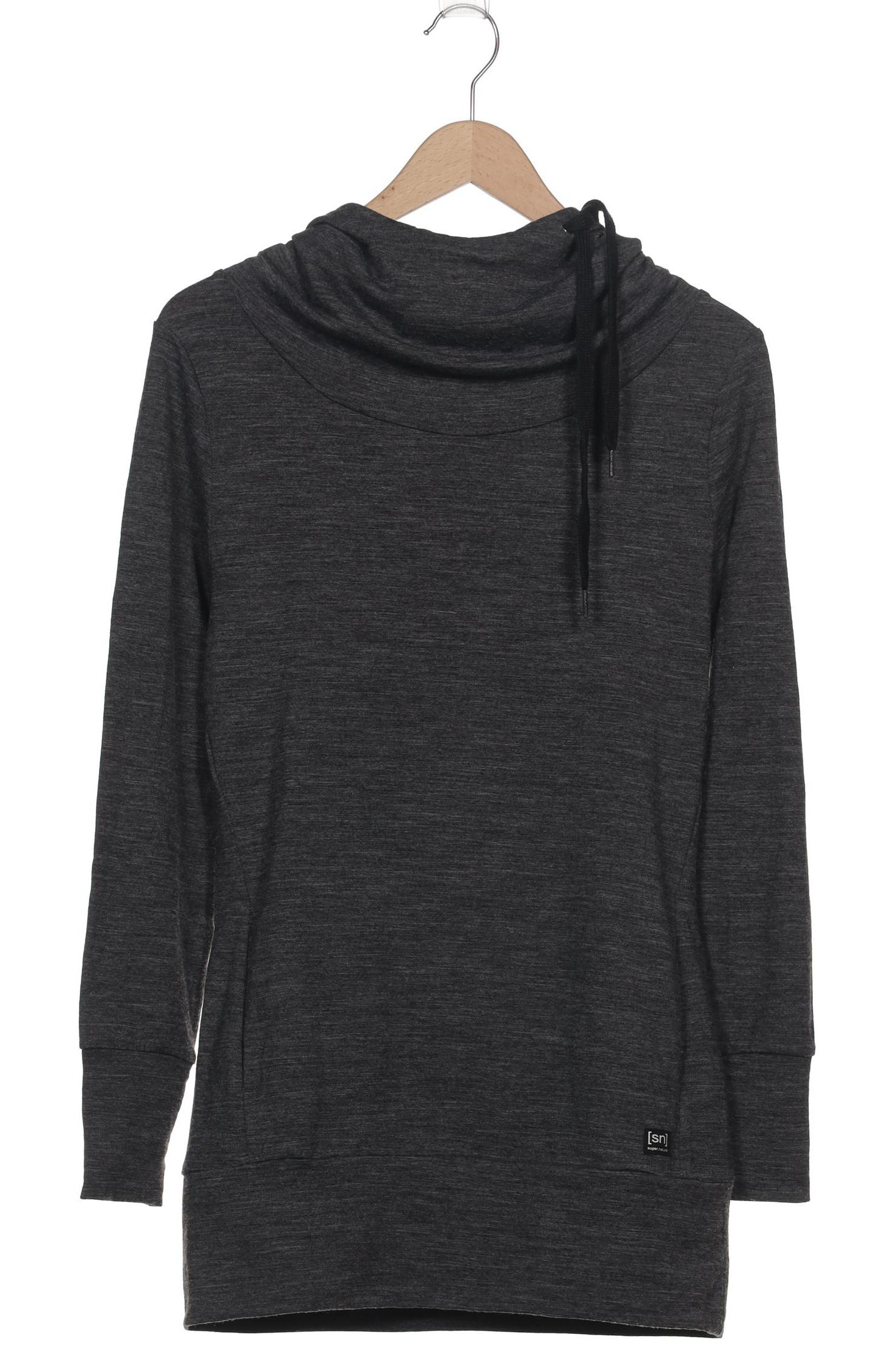 

super.natural Damen Kapuzenpullover, grau, Gr. 36
