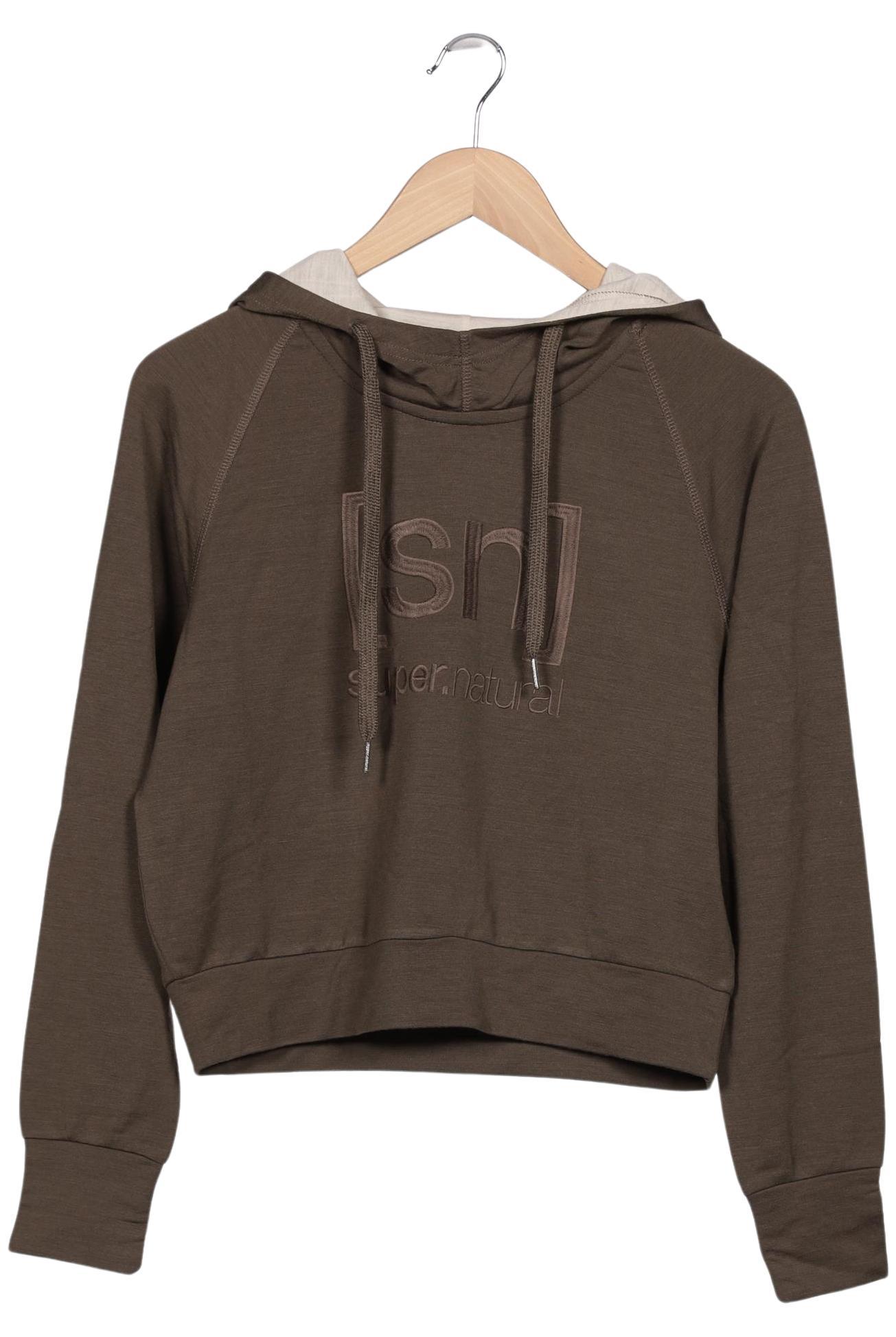 

super.natural Damen Kapuzenpullover, grün, Gr. 42