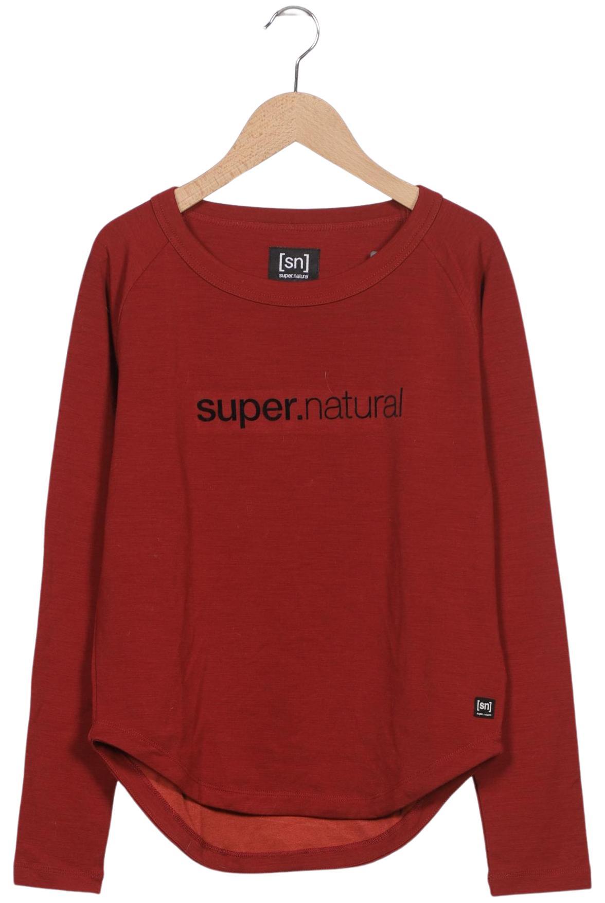 

super.natural Damen Langarmshirt, rot, Gr. 34