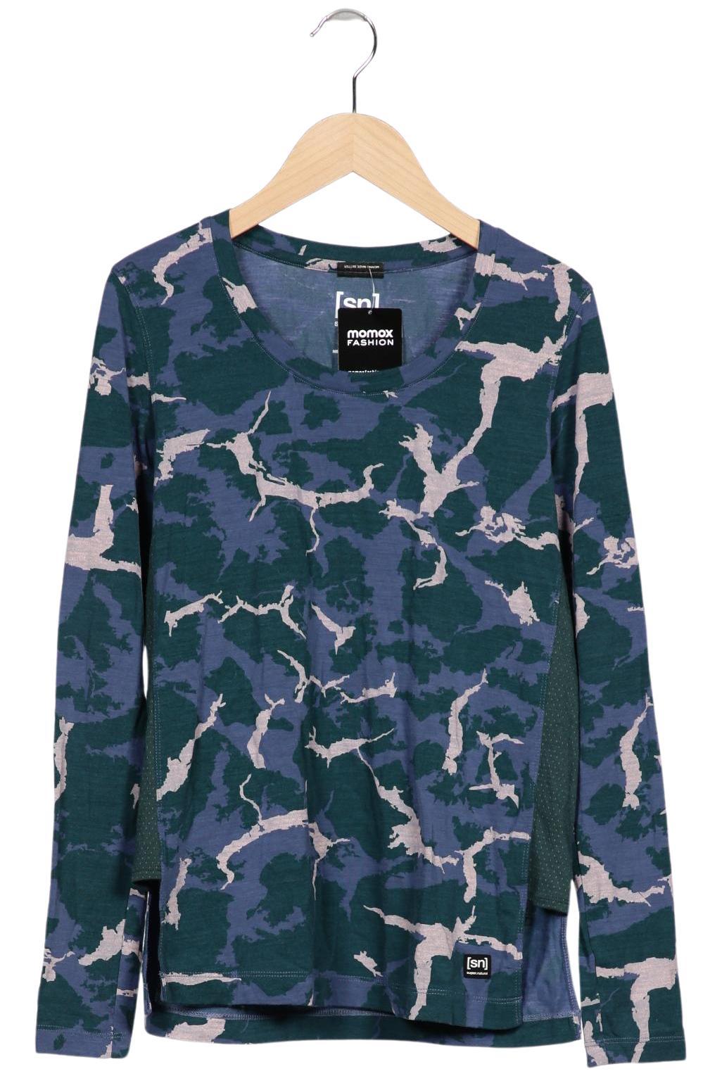 

super.natural Damen Langarmshirt, mehrfarbig, Gr. 36