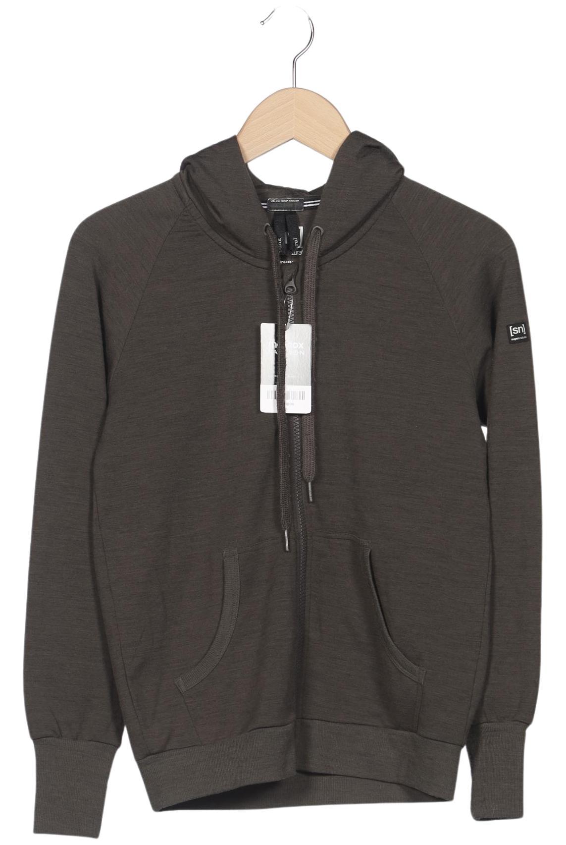 

super.natural Damen Kapuzenpullover, grau, Gr. 36