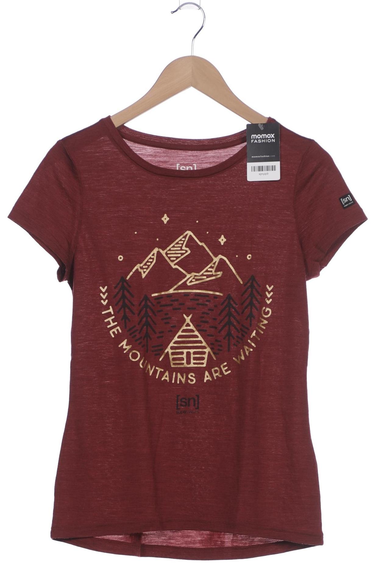 

super.natural Damen T-Shirt, bordeaux, Gr. 38