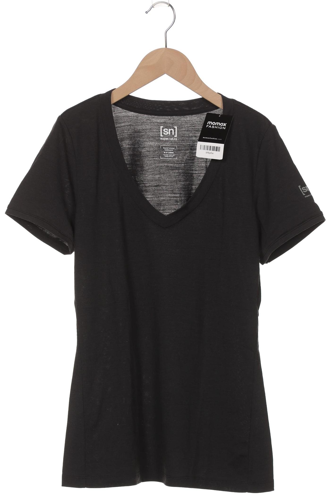 

super.natural Damen T-Shirt, schwarz, Gr. 44