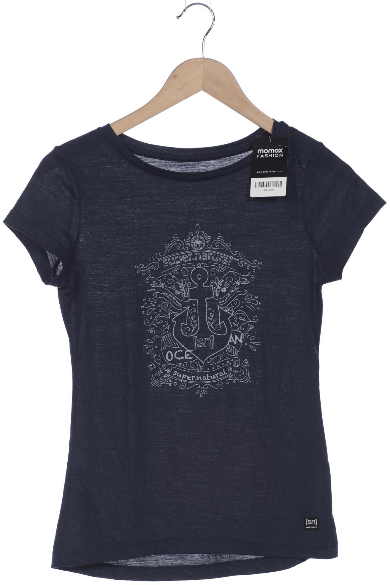 

super.natural Damen T-Shirt, marineblau, Gr. 34