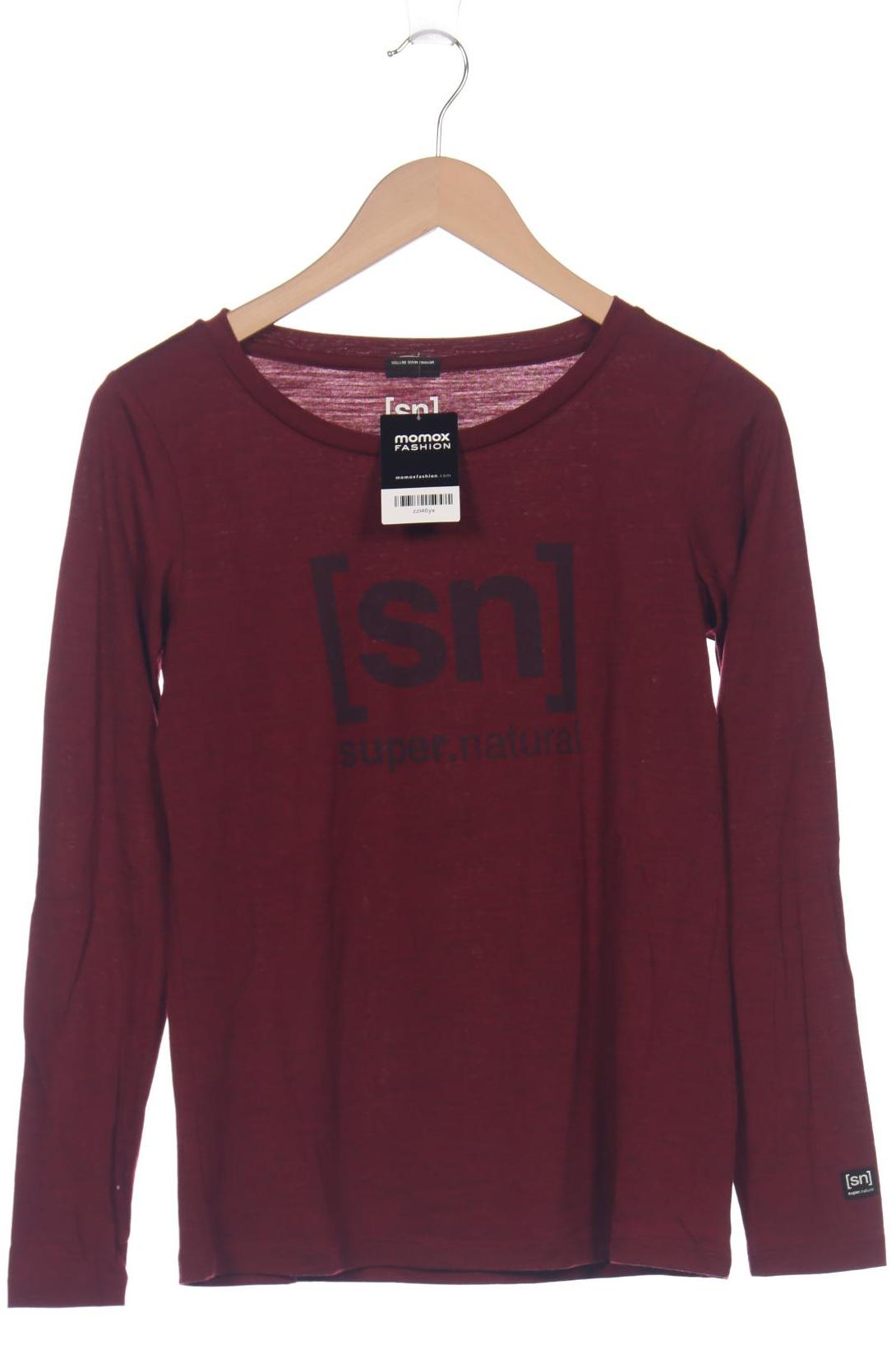 

super.natural Damen Langarmshirt, bordeaux, Gr. 38