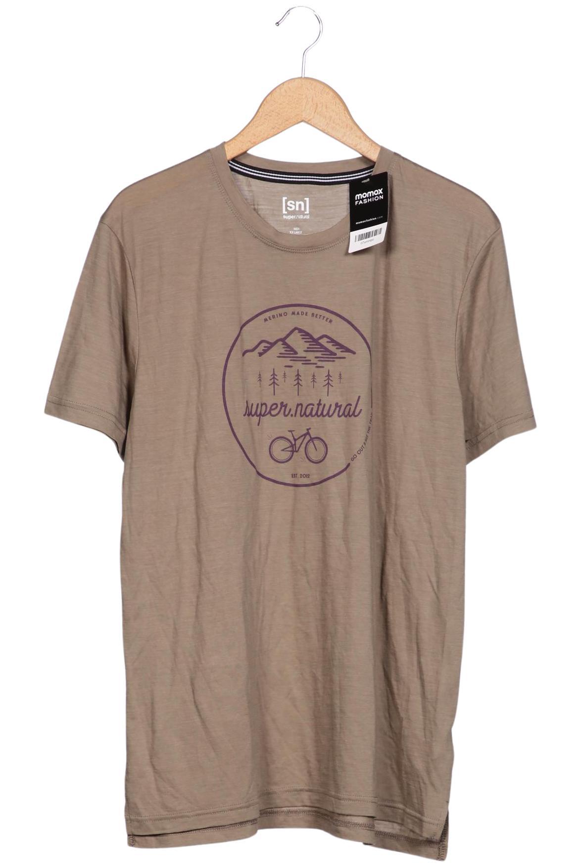 Thumbnail - super.natural Herren T-Shirt, beige, Gr. 56