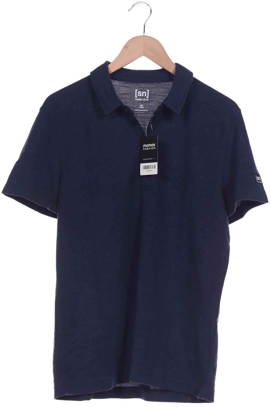 

super.natural Herren Poloshirt, marineblau, Gr. 52