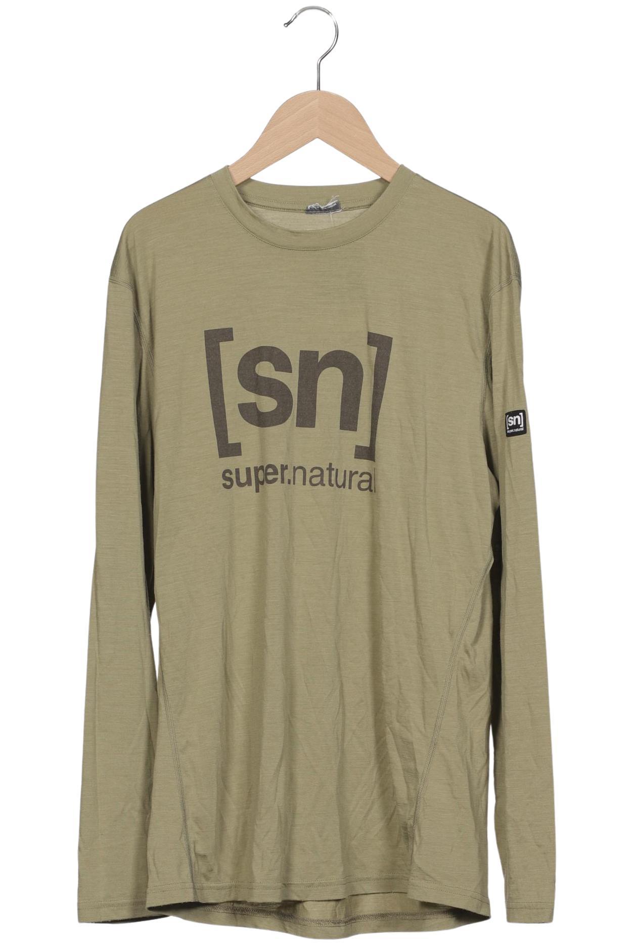 

super.natural Herren Langarmshirt, grün, Gr. 46