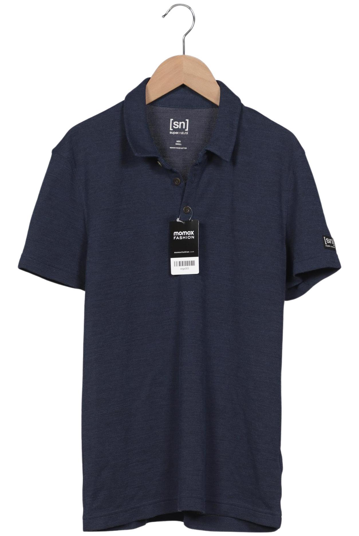 

super.natural Herren Poloshirt, marineblau, Gr. 46