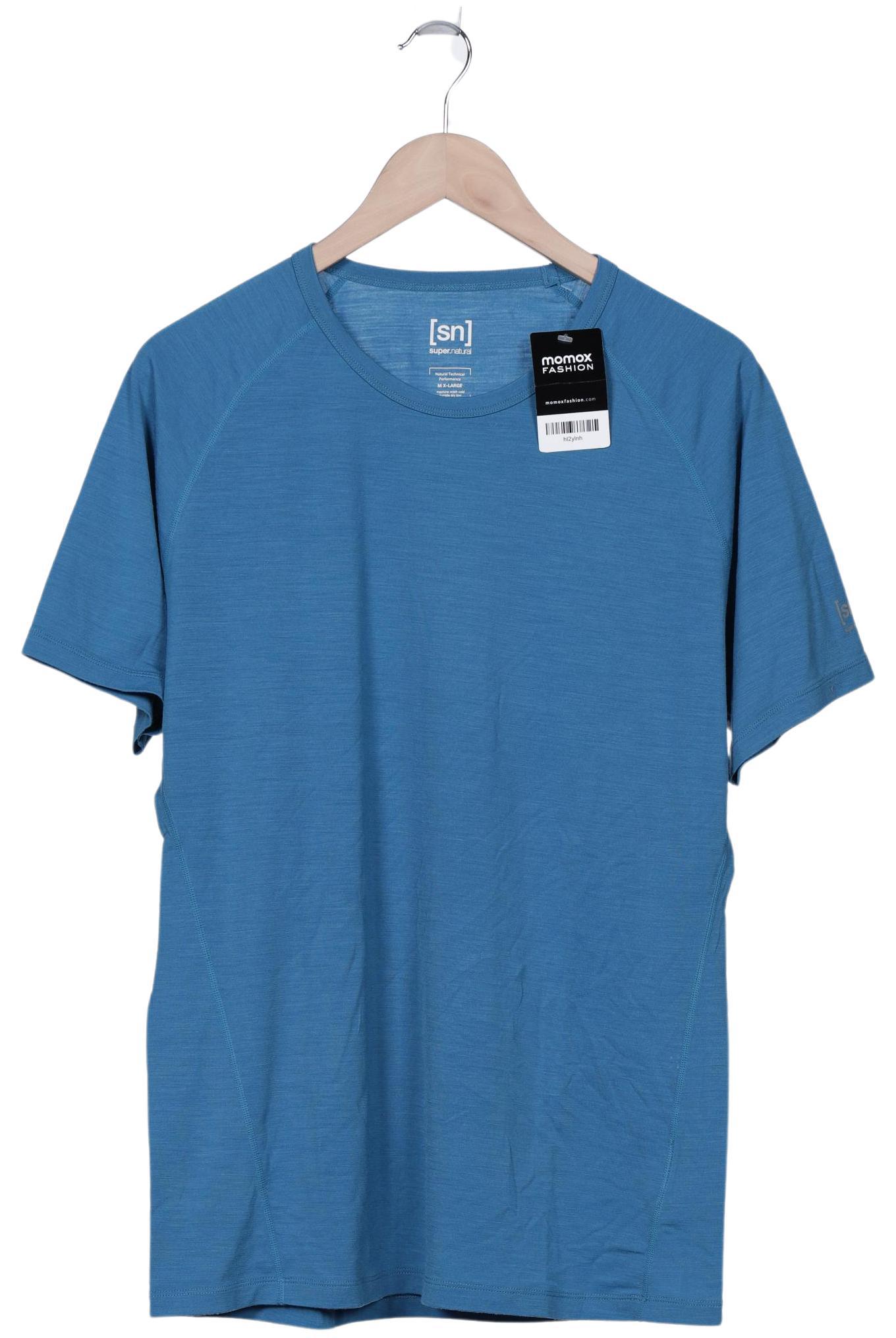 

super.natural Herren T-Shirt, blau, Gr. 54