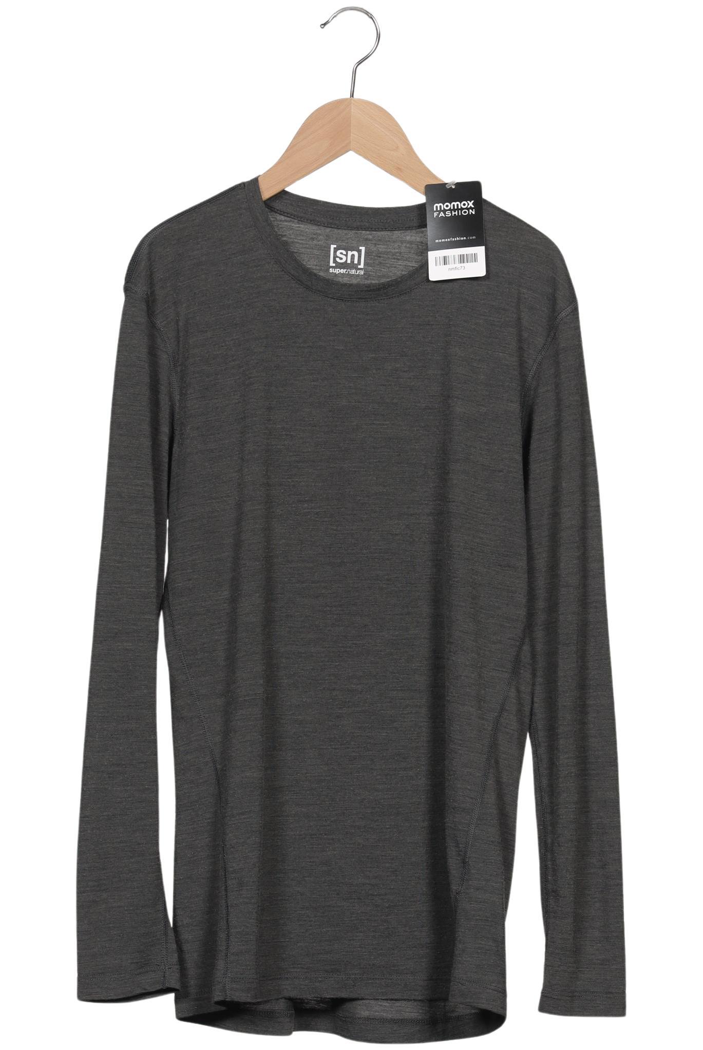 Thumbnail - super.natural Herren Langarmshirt, grau, Gr. 46