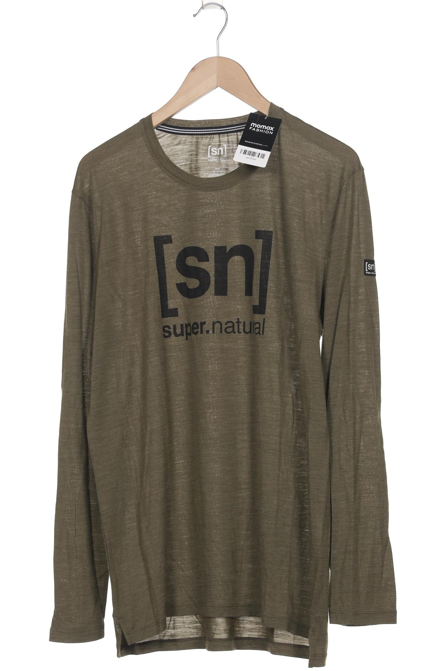 Thumbnail - super.natural Herren Langarmshirt, grün, Gr. 56